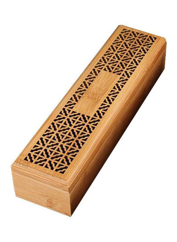 

Boscage Wooden Incense Stick Burner Case, Brown