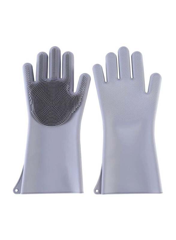 

Generic Silicone Dishwashing Gloves, Grey