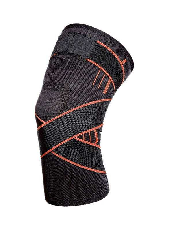 

Generic Professional Protectives Sports Knee Pad, XL, Orange/Black