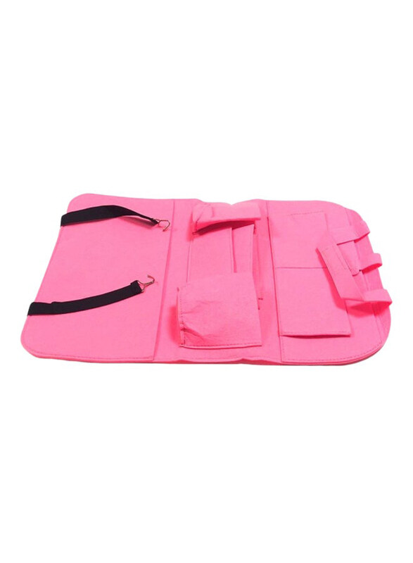 

Generic Vehicle Seat Back Pocket Storage Bag Hanger Holder Organizer, Pink