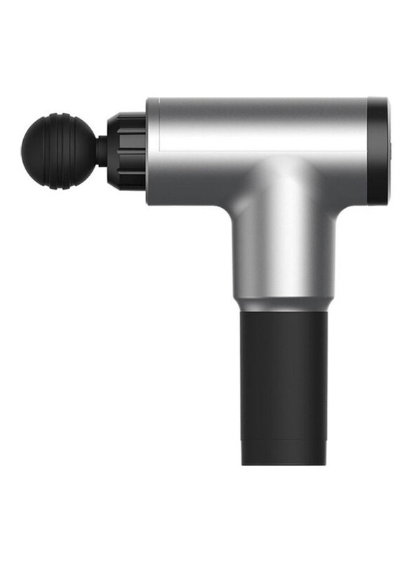 

Arabest Massage Fascia Gun with 4 Heads, Silver/Black