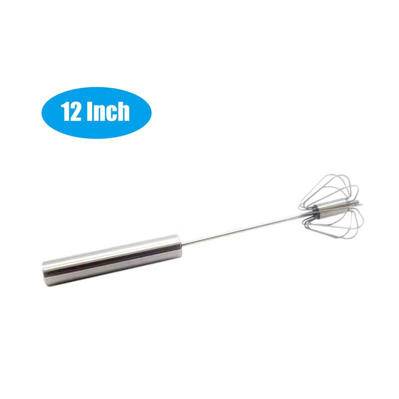 

Generic Stainless Steel Semi-Automatic Egg Beater Mixing Tool, Silver