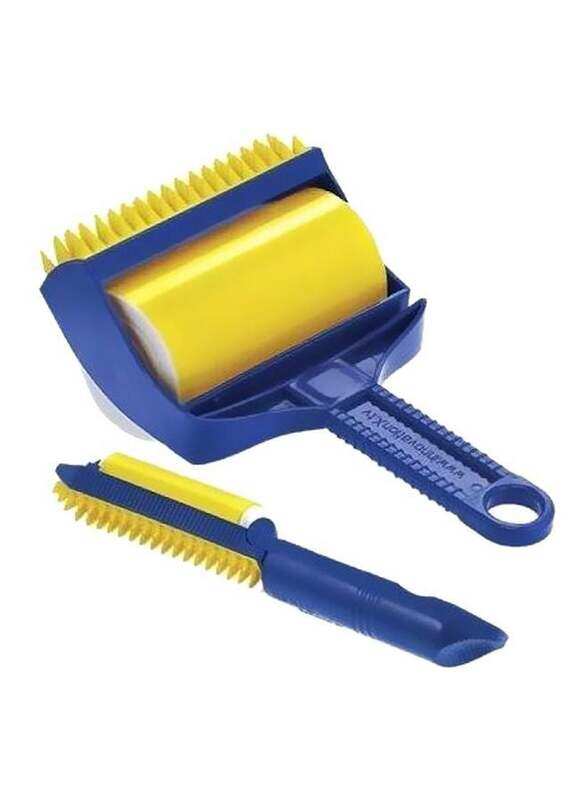 

Sticky Buddy Lint Remover Brush Set, 2 Pieces, Blue/Yellow