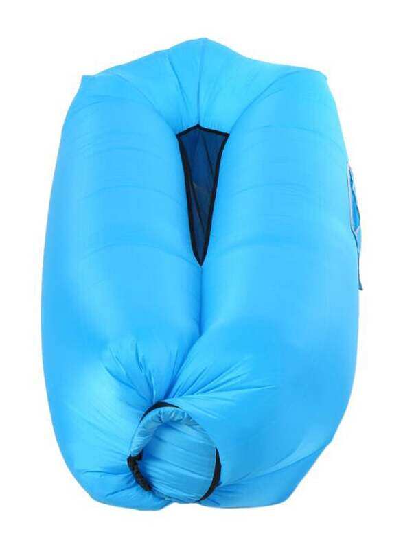 

Generic Inflatable Lounge Air Sofa Couch, Blue