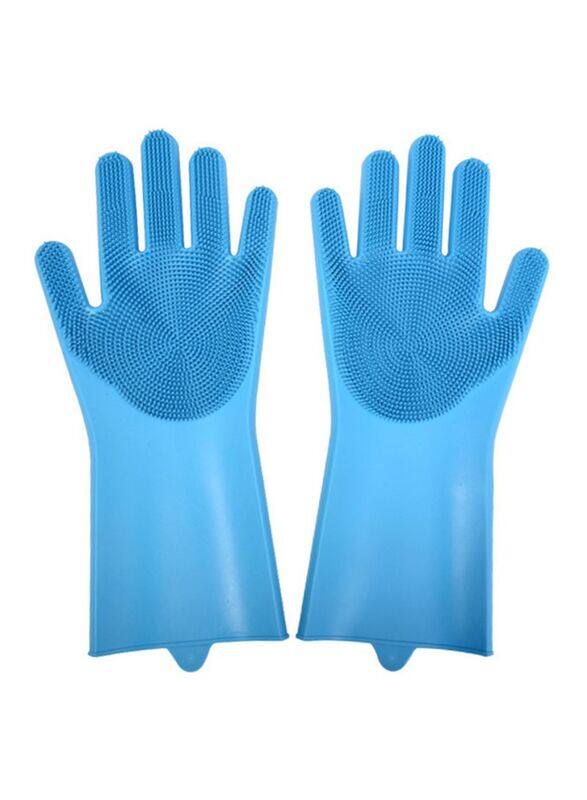 

Generic Silicone Pet Cleaning Gloves, Blue