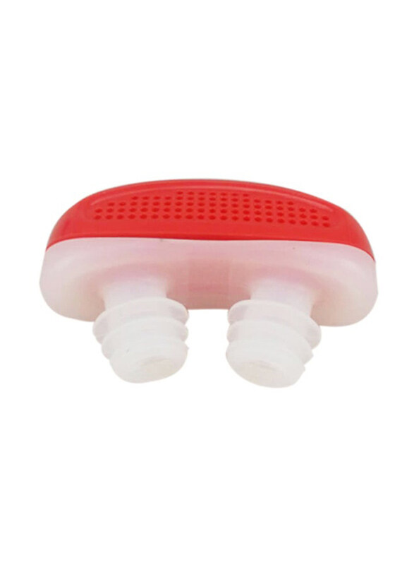 

Generic 2-in-1 Unisex Anti-Snoring Device, W3881R, 25g, Red/White