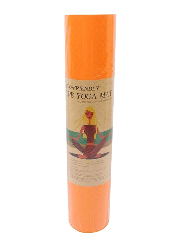

Tpe Single Layer Yoga Mat, Orange