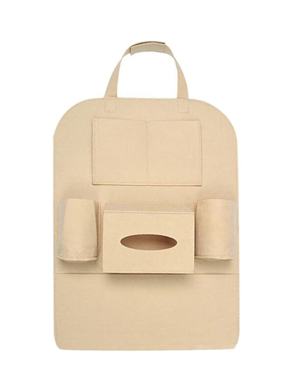 

Generic Multi-Pocket Car Organizer, Beige