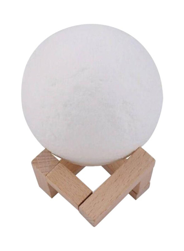 

Beauenty 3D USB LED Moon Lamp with Stand, Beige/White