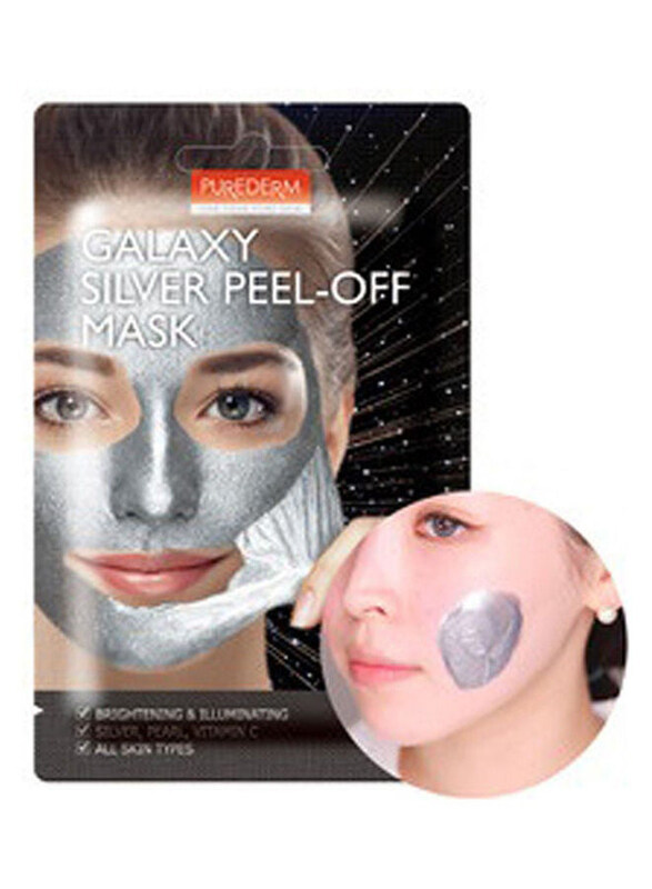 

Purederm Galaxy Silver Peel-Off Grey Mask, 10g