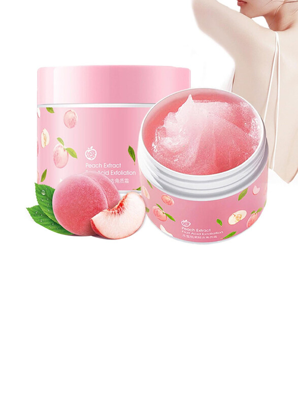 

Bioaqua Peach Extract Fruit Acid Exfoliation Deeply Cleaning Face Scrub Whitening Gel Cream, 140gm