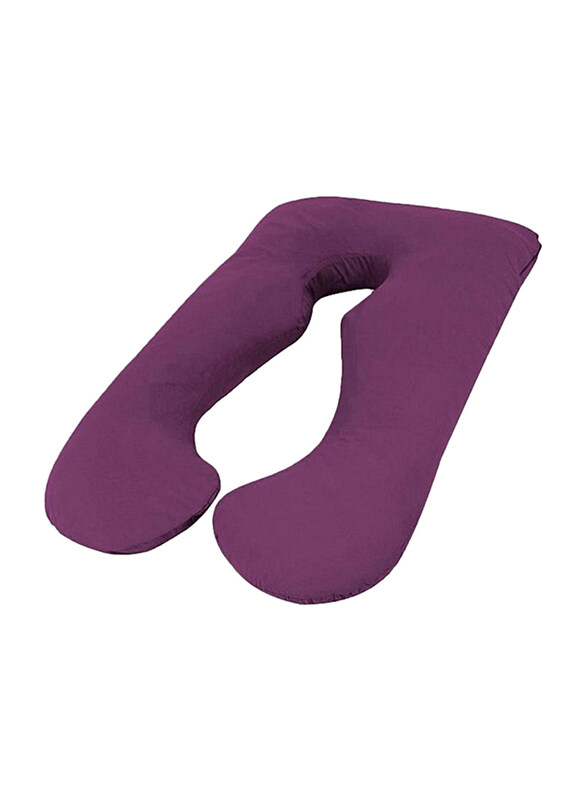 

Generic U-Shaped Polyester Maternity Pillow, 25 x 70 x 125cm, Purple