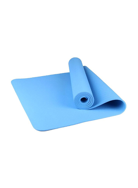 

Generic Thickness Eco-friendly TPE Anti-Skid Home Exercise Yoga Mat, 61 x 13cm, Blue