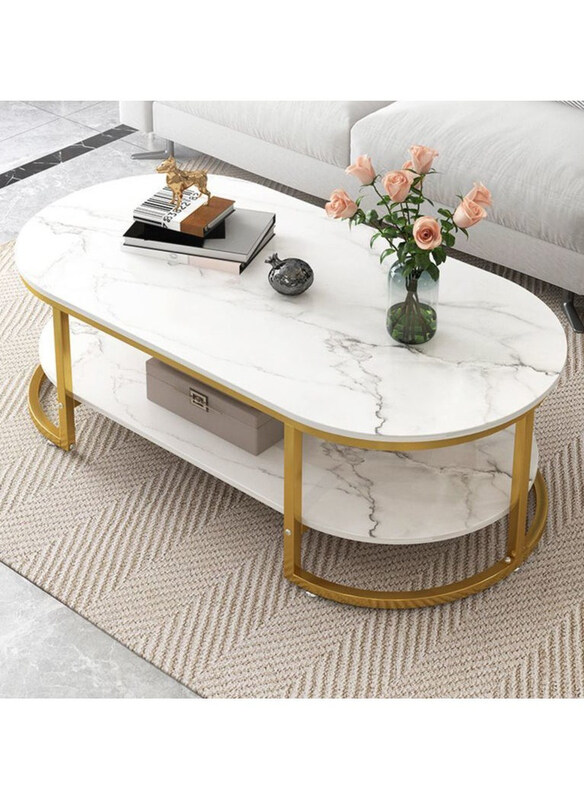 

DubaiGallery Living Room Coffee Table, White