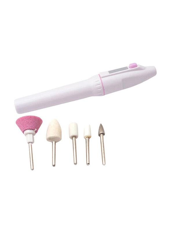 

Kapmore 5-In-1 Electric Manicure Nail Drill Set, 6.5 inch, White