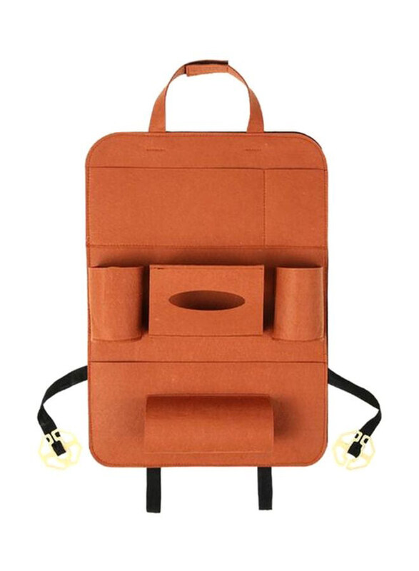 

Agc Car Back Seat Organizer, HYB20-1283, Brown
