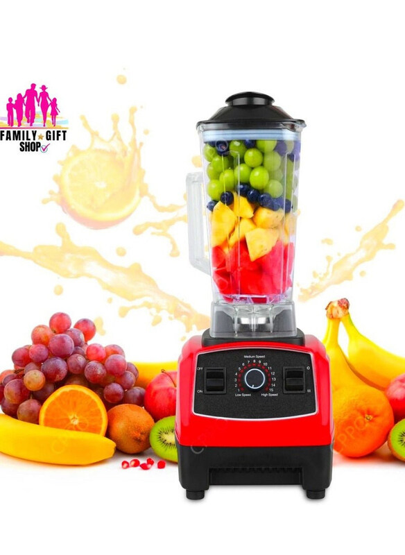 

Silver Crest 2.5L BPA Free Heavy Duty Electric Blender, 4500W, Black/Clear
