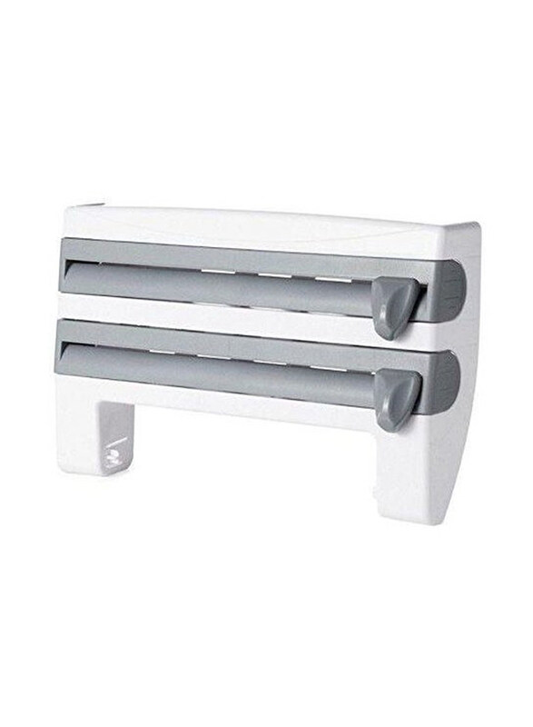 

Generic Tissue Roll Holder Rack, White/Grey