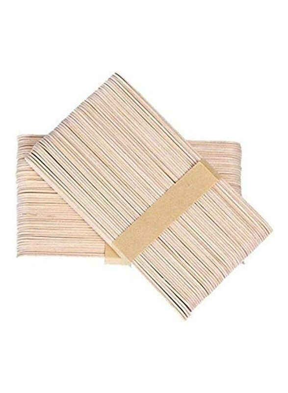 

Generic Biosoft Disposable Wax Atuala Set Wooden, Beige, 100 Piece