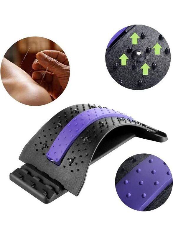 

XiuWoo Back Stretcher with Acupressure Points, T27, Black/Purple