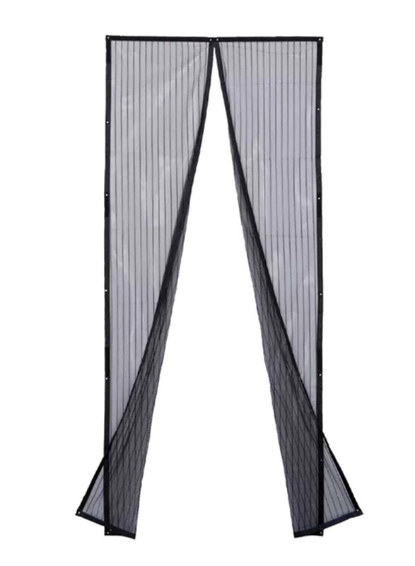 

Generic Hands Free Magnetic Drapery, Black/Clear