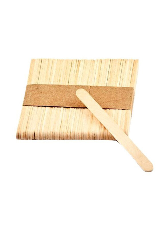 

Amigozz Wooden Ice Cream Sticks Set, 50 Pieces, Beige
