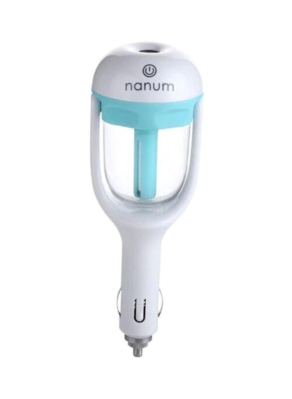 

Nanum Car Air Freshener & Humidifier, White/Blue