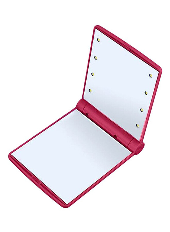 

Generic Foldable Makeup Mirror, Pink