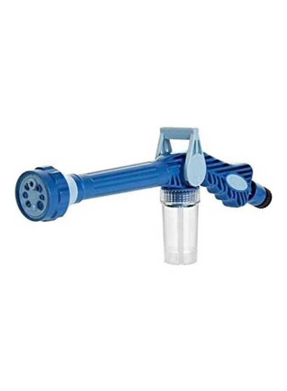 

A&H Ez Jet Water Cannon 8 Nozzles Multi-Function Spray Gun, Blue