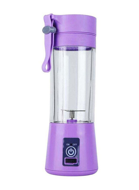 

Shasshka Portable Mini Electric Blender, SHK-05, Purple/Clear
