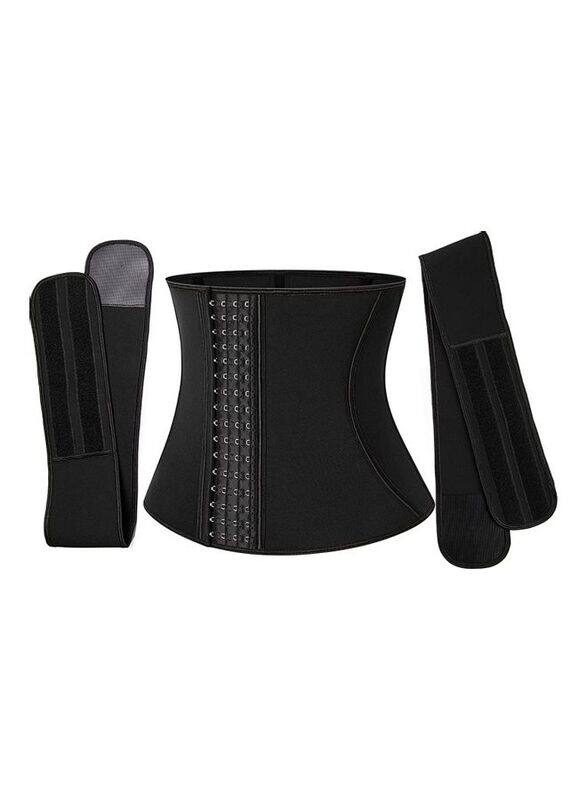 

XiuWoo Waist Slimming Belt, X-Small, 3-Piece, Black