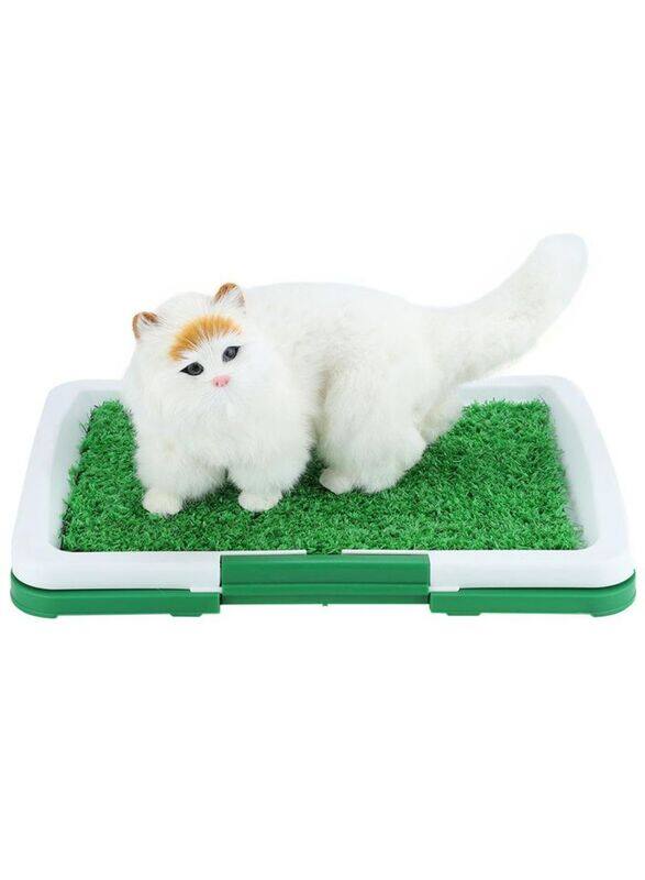 

Generic 3 Layer Pet Litter Box Pad, Green/White