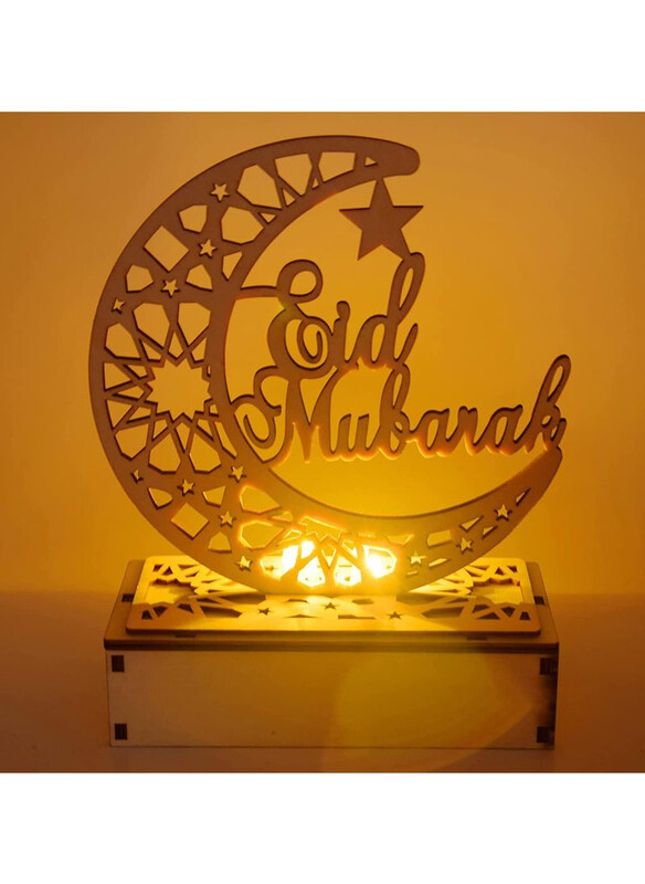 

DubaiGallery Ramadan Decorations LED Light Eid Mubarak String Lights, Yellow