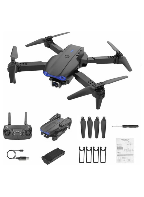 

DubaiGallery E99 K3 Pro FPV Drone with 4K Dual Carema, RC Quadcopter, 3D Flips, Gesture Photo, Trajectory Flight, Obstacle Avoidance, Headless Mode an