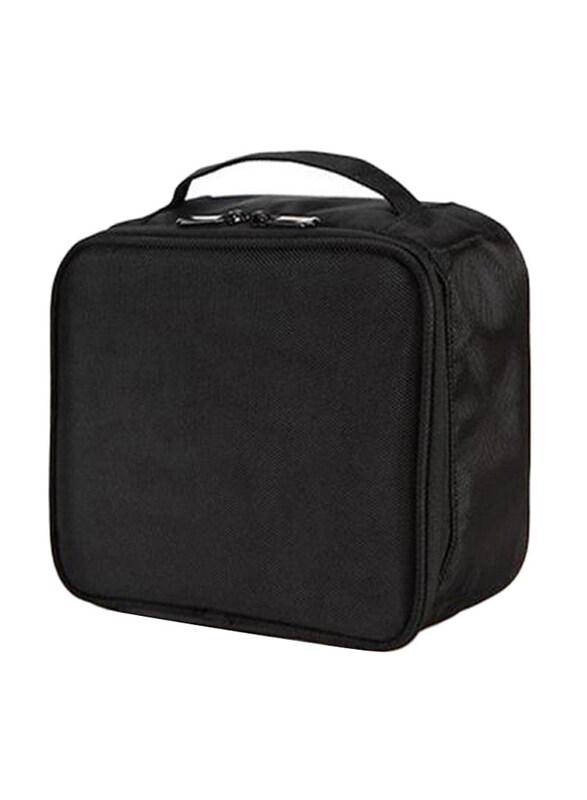 

Generic 2 Layer Travel Portable Cosmetic Organizer Case, Black