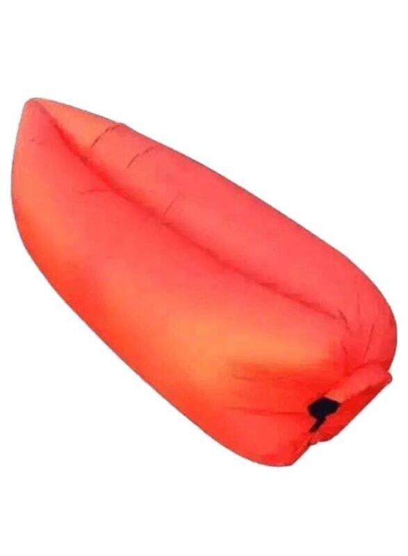 

Generic Lazy Sofa Fast Inflatable Air Sleeping Bag, Orange