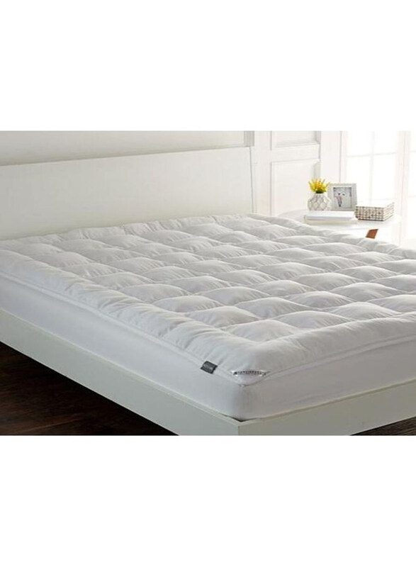 

Regal In House Cotton Mattress Topper, Double, White
