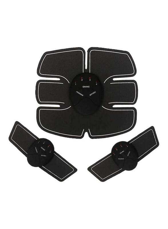 

Generic Abdominal Muscle Toner Fitness Belt, 3 Pieces, Black