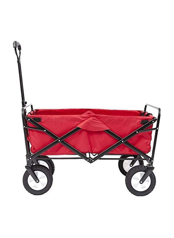 

Generic 80Kg Foldable Heavy Duty Outdoor Trolley Utility Transport Cart, Red