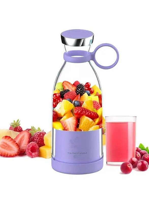 

DubaiGallery 420ml Portable Mini Fresh Juice Blender, 40W, Purple