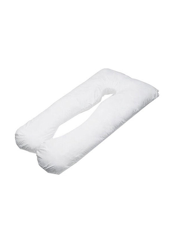 

Generic U-Shaped Comfortable Full Body Cotton Pillow, 120 x 80cm, White