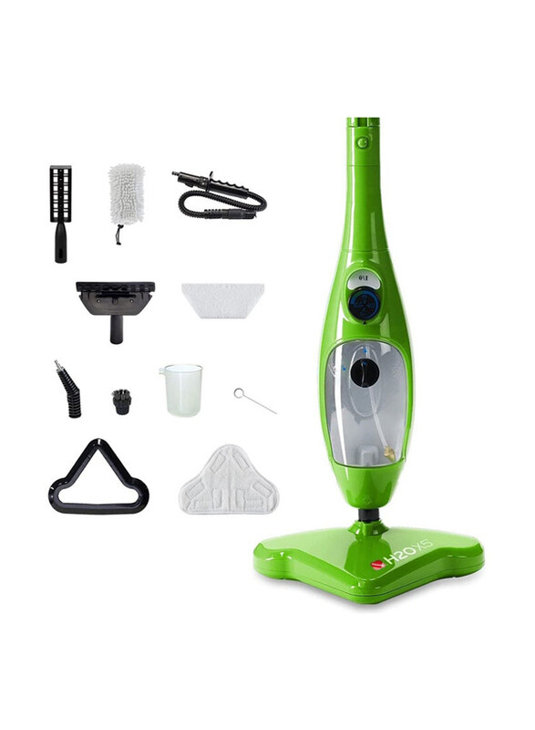 

H2O X5 Electric Steam Mop, Green/Clear