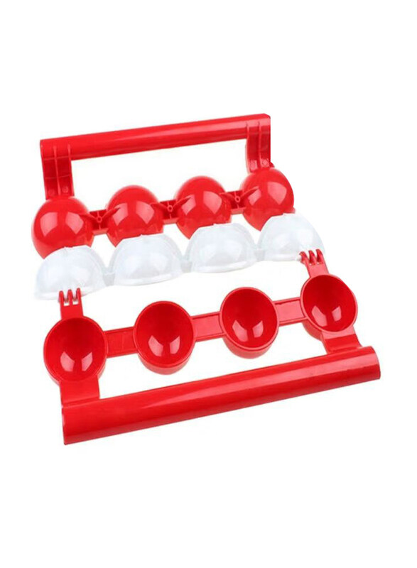 

Generic Homemade Stuffed Meatballs Maker Cooking Tools, Red/White