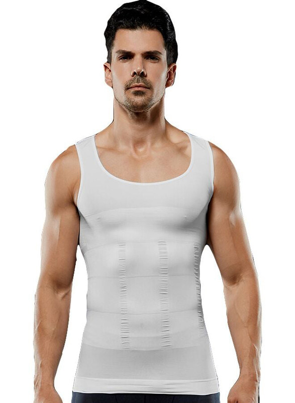 

Generic Tight Fitting Belly Slimming Chest Vest, White