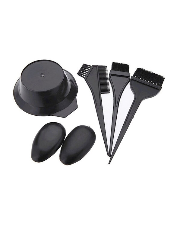 

Generic Hair Dyeing Tool Kit Set, 5 Pieces, Black