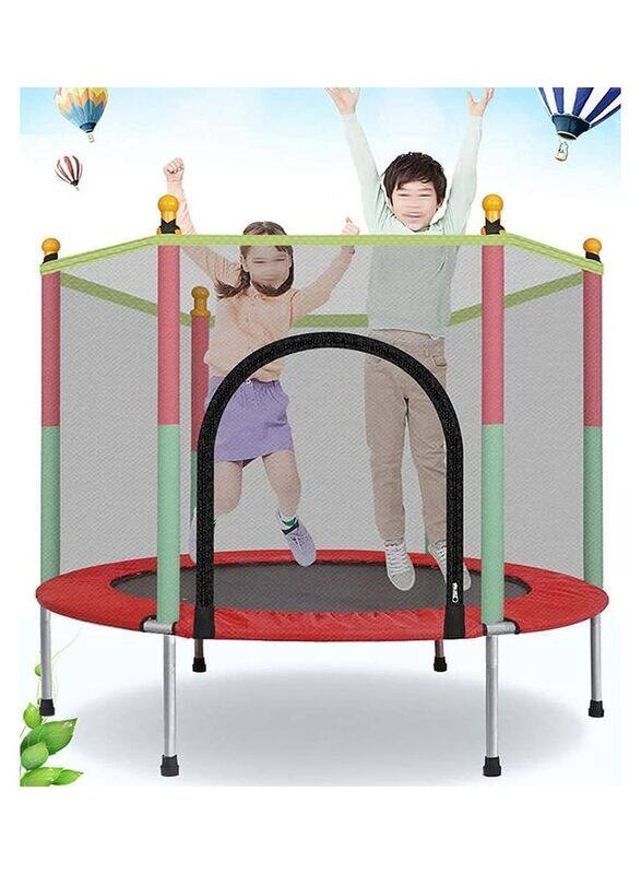 

Generic Trampoline with Jump Protective Wire Mesh, Ages 3+, Multicolour