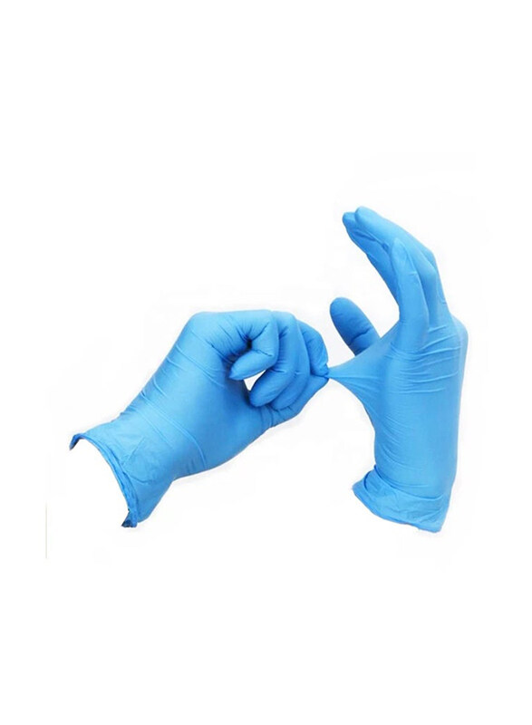 

Generic Disposable Nitrile Powder Free Glove, 100 Pieces, Small, Blue