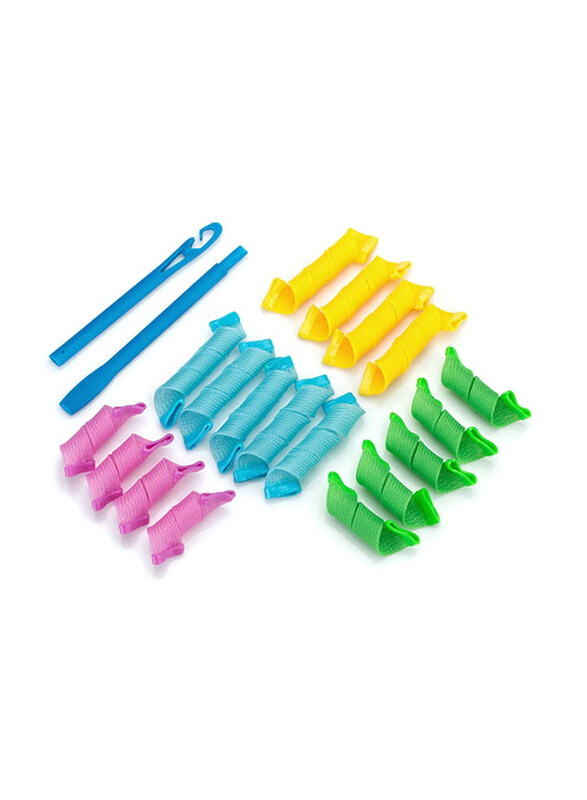 

Generic Hair Curler Roller Set for All Hair Types, 18 Pieces, Multicolour