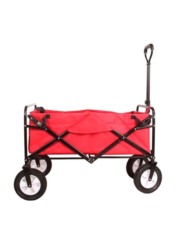 

Cool Baby Multi-Function Outdoor Folding Push Wagon Cart, Red/Black