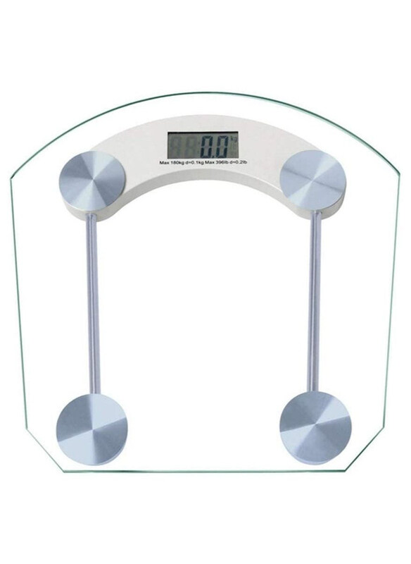 

Generic Glass Electronic Smart Scale LCD Display Body Electronic Balance Scale, Multicolour